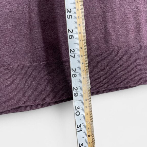 Joseph Abboud Men's 2XL Cotton Cashmere Purple Long sleeve Sweater New XXL - Picture 5 of 10